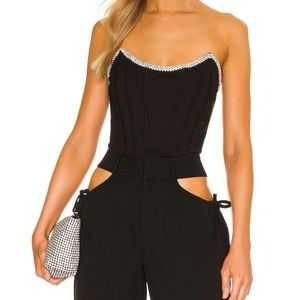 H:ours Sandy Top in black